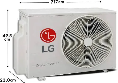 LG RS-Q18TNXE 1.5 Ton, 3 Star, Copper Coils, Inverter Compressor, Air Purification,  Split Air Conditioner