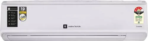Realme techlife 154SIAA22WR 1.5 Ton, 4 Star,  Inverter Compressor,  Split Air Conditioner