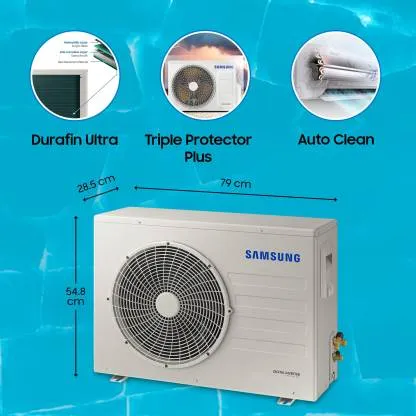 Samsung AR18BYNZAWK/AR18BYNZAWKNNA /AR18BYNZAWKXNA 1.5 Ton, 5 Star,  Inverter Compressor,  Smart, Split Air Conditioner
