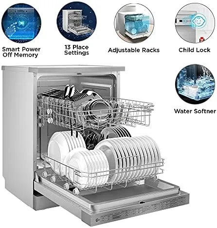 Midea WQP12-5201F 13 Place Settings Dishwasher