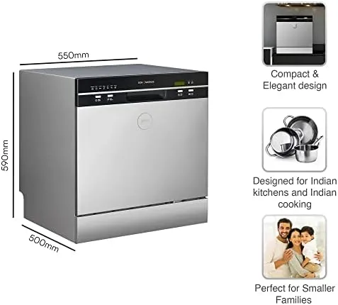 Godrej 52141505SD00006 8 Place Settings Dishwasher