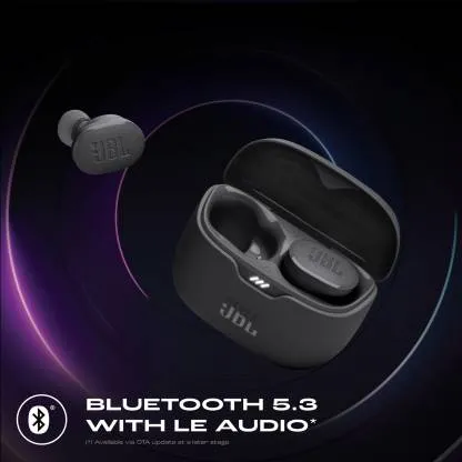 JBL JBLTBUDSBLK Noise Cancellation, Wireless, In Ear Headphone