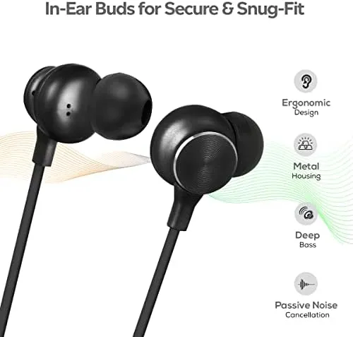 pTron Tangent Wireless, In Ear Headphone
