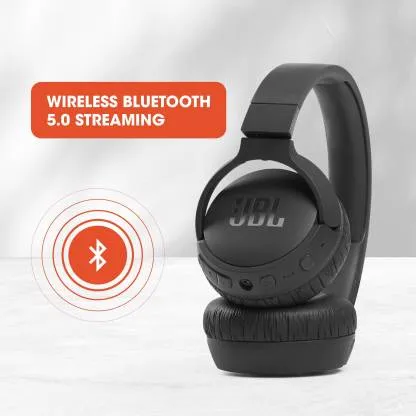 JBL JBLT660NCBLK Noise Cancellation, Wireless, On Ear Headphone