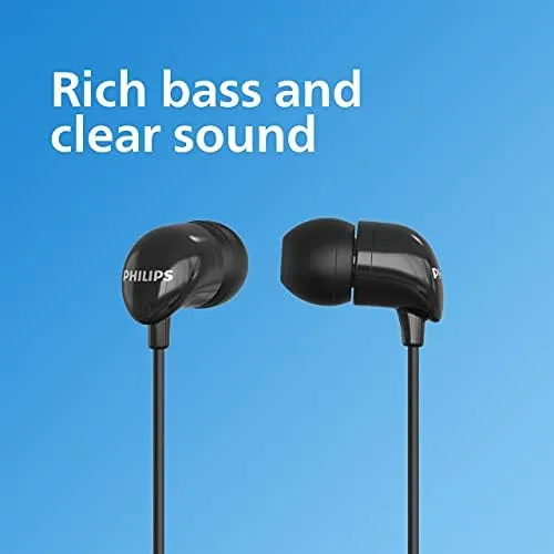 Philips TAE1126BK/94 Wired, In Ear Headphone