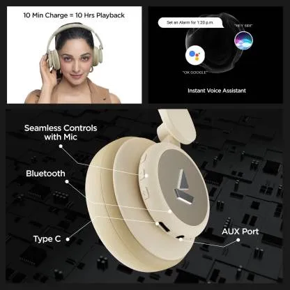 boAt Rockerz 450 Pro with Upto 70 Hours Playback Wireless, On Ear Headphone