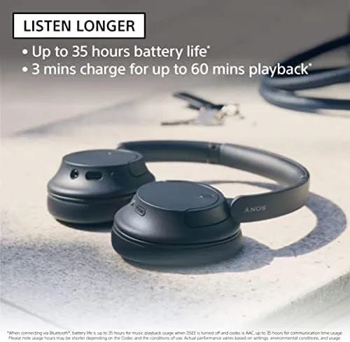 Sony WHCH720N/B Noise Cancellation, Wireless, Over Ear Headphone