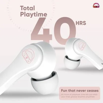 Beats Earbeats T08 TWS with ENC Noise Cancellation,40H Playtime,10MM Driver Noise Cancellation, Wireless, In Ear Headphone