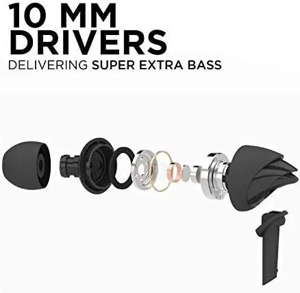 boAt BassHeads 100 Wired, In Ear Headphone