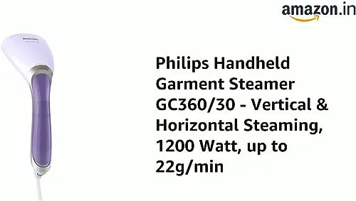 Philips GC360/30 1200 W, Steamer Iron Press