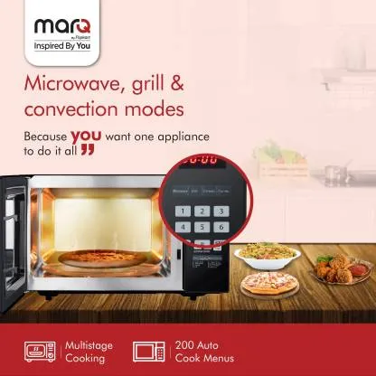 Marq by flipkart 23AMWCMQB 23 L, 800 W, Convection Microwave Oven