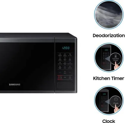 Samsung MS23J5133AG/TL 23 L, 800 W, Solo Microwave Oven