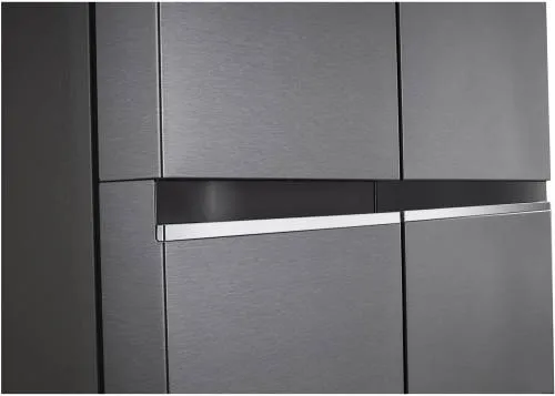 LG Dazzle Steel, GL-B257HDSY 655 L, Side by Side,  Frost Free, Refrigerator