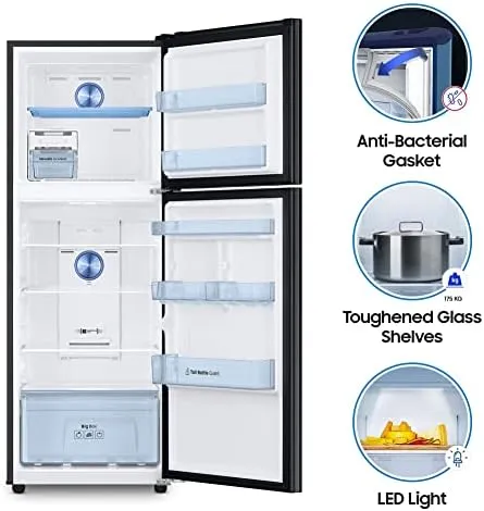 Samsung RT34C4523B1/HL 301 L, Double Door, 3 Star, Frost Free,  Convertible Freezer Refrigerator