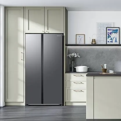 Samsung Refined Inox, RS76CG8003S9HL 653 L, Side by Side,  Frost Free, Refrigerator