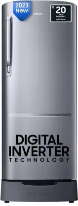 Samsung Elegant Inox, RR24C2823S8/NL 223 L, Single Door, 3 Star,  Direct Cool, Refrigerator