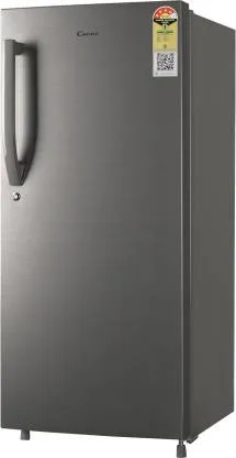 Candy Brushline Silver, CSD2004SS 190 L, Single Door, 4 Star,  Direct Cool, Refrigerator