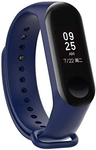 Xiaomi Sounce Premium Silicone Adjustable Watch Band Waterproof, Durable, Comfortable, Sporty Strap Replacement Lightweight for  Mi Band 5/ Mi Band 6 (Not Compatible For Mi Band 1/2/3/4)- 0.79 Inch, Smartwatch
