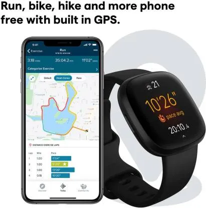 Fitbit Versa 3 15.9 Inch,  Bluetooth Calling, Smartwatch