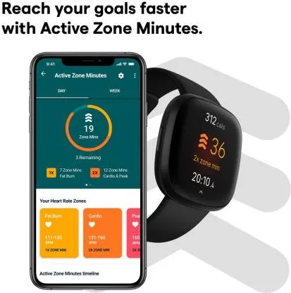 Fitbit Versa 3 15.9 Inch,  Bluetooth Calling, Smartwatch