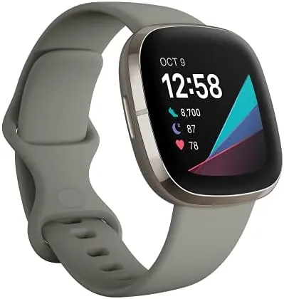 Fitbit FB512BKBK 1.58 Inch, Voice Assistant Smartwatch