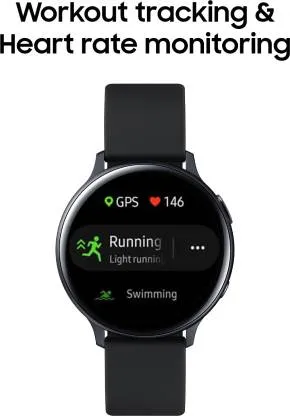 Samsung Galaxy Watch Active 2 Aluminium AMOLED Display with Upto 5 Days Battery Life 1.73 Inch,  Bluetooth Calling, Smartwatch