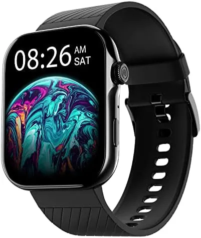 Noise wrb-sw-colorfitultra3-mtl-blk_blk 1.96 Inch, Bluetooth Calling, Smartwatch