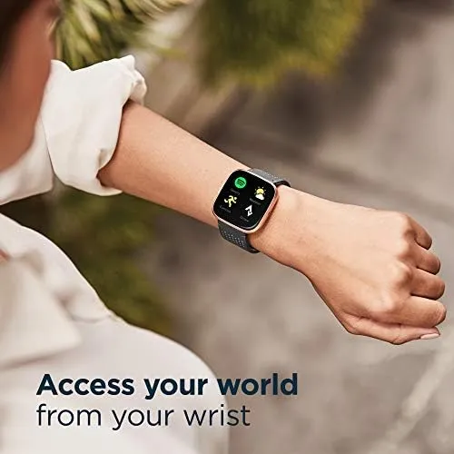 Fitbit FB507BKBK 1.34 Inch, Voice Assistant Smartwatch
