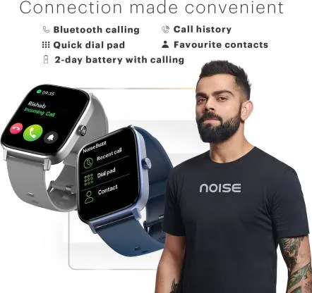 Noise Colorfit Icon 2 1.8'' Display with Bluetooth Calling, AI Voice Assistant 1.8 Inch,  Bluetooth Calling, Voice Assistant Smartwatch