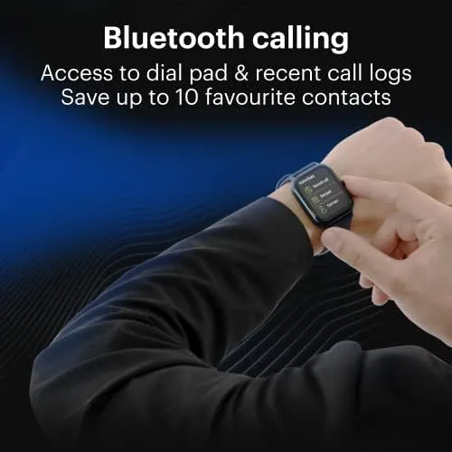 Noise wrb-sw-colorfitquadcall-std-blk_blk 1.81 Inch,  Bluetooth Calling, Voice Assistant Smartwatch