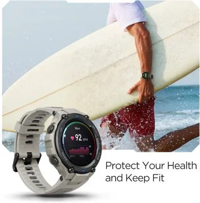 Amazfit T rex Pro 1.3HD AMOLED with advanced GPS & 10ATM water resistance 1.3 Inch, Smartwatch