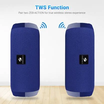 Zebronics Zeb-Action 10 Watts, Portable, Speaker