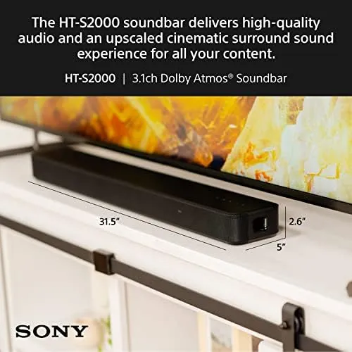 Sony HT-S2000 250 Watts,  Soundbar Speaker