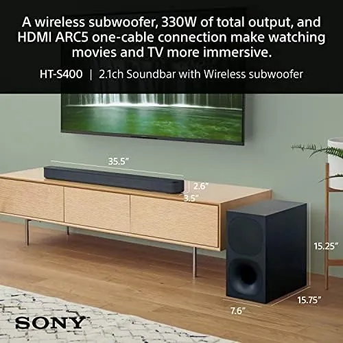 Sony HT-S400 330 Watts,  Soundbar Speaker