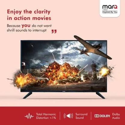 MarQ 32AAHDM 32 inch, HD Ready, Smart, LED TV