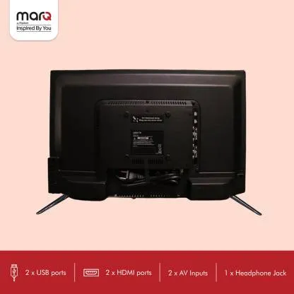 MarQ 24HDCDQEE1B 24 inch, HD Ready, Smart, LED TV