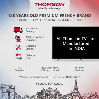 Thomson 55OPMAX9055 55 inch, Ultra HD (4K), Smart, LED TV