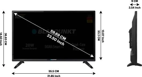 Blaupunkt 24Sigma707 24 inch, HD Ready, Smart, LED TV