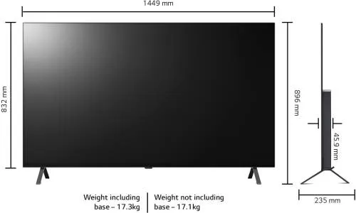 LG OLED65A2PSA 65 inch, Ultra HD (4K), Smart, OLED TV