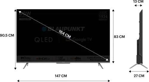 Blaupunkt 65QD7030 65 inch, Ultra HD (4K), Smart, QLED TV