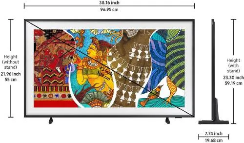 Samsung QA43LS03AAKLXL 43 inch, Ultra HD (4K), Smart, QLED TV