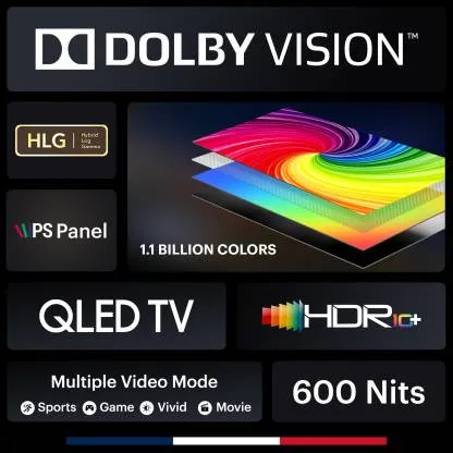 Thomson Q65H1100 65 inch, Ultra HD (4K), Smart, QLED TV