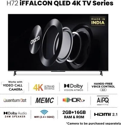 TCL 65H72 65 inch, Ultra HD (4K), Smart, QLED TV