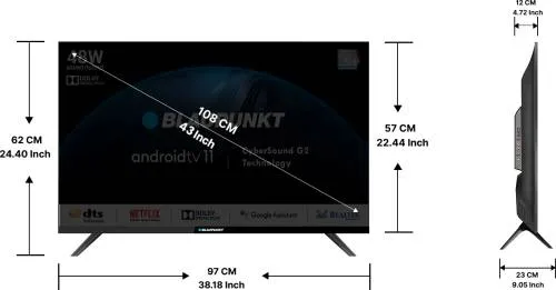 Blaupunkt 43CSG7105 43 inch, Full HD, Smart, LED TV