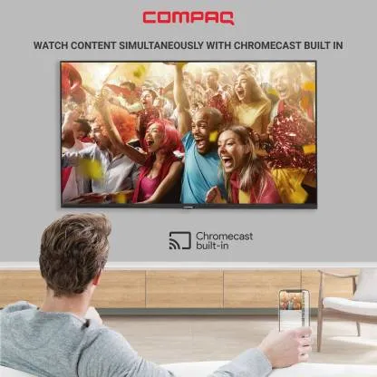 Compaq CQV43AX1UD 43 inch, Ultra HD (4K), Smart, LED TV