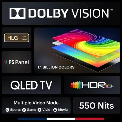 Thomson Q50H1000 50 inch, Ultra HD (4K), Smart, QLED TV