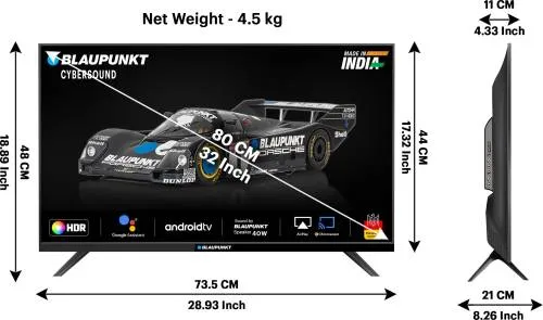 Blaupunkt 32CSA7101 32 inch, HD Ready, Smart, LED TV