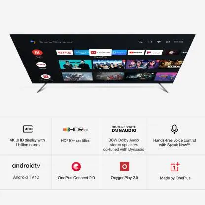 OnePlus 65UC1A00 65 inch, Ultra HD (4K), Smart, LED TV