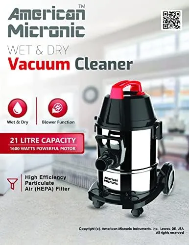 American Micronic Instruments 2023 Wet & Dry Vacuum Cleaner