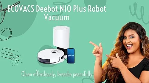 ECOVACS DEEBOT N10 PLUS Vacuum & Mop Vacuum Cleaner